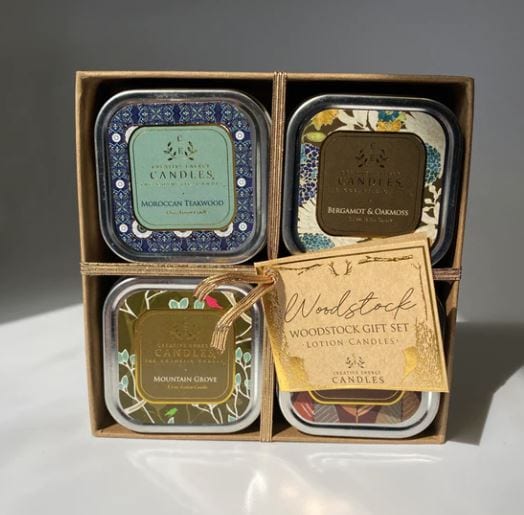 Woodstock Gift Set | 2-in-1 Soy Lotion Candles